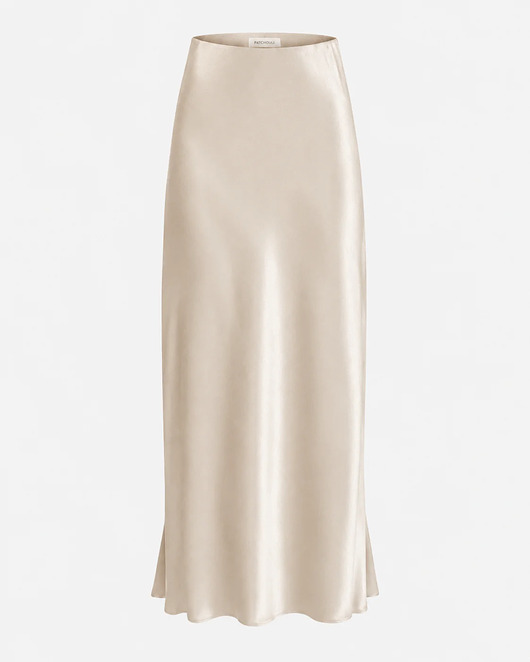 spódnice midi Spódnica Melody premium beige midi