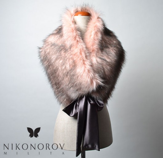 Luksusowy, futrzany kołnierz XL milita nikonorov