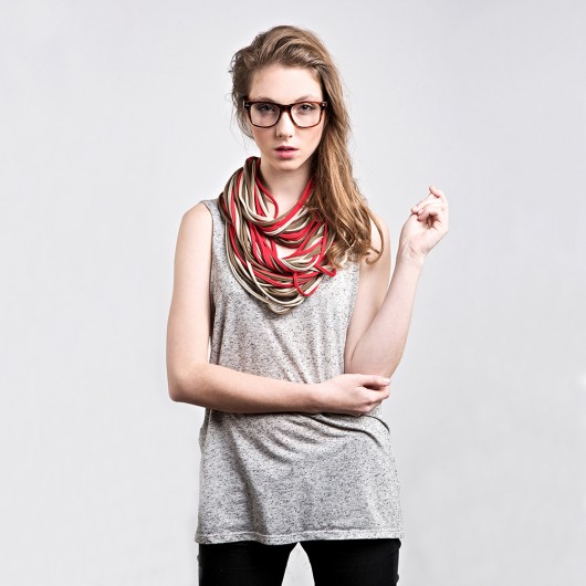 Zamotka Dzianinowy Naszyjnik RUSSET CADOaccessories