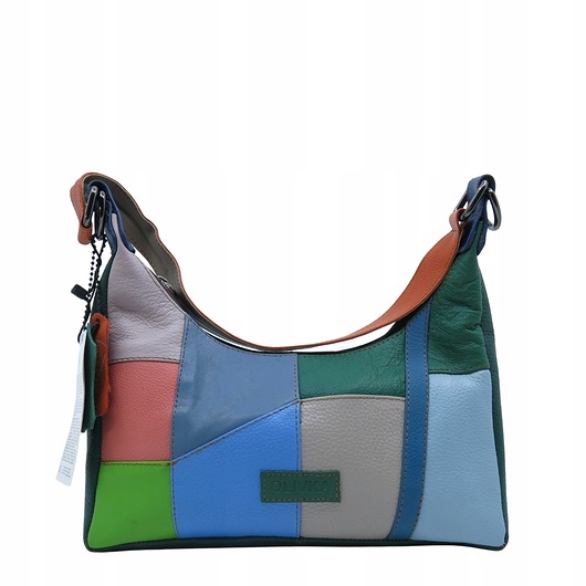 torby na ramię Torebka damska na ramię kolorowa skórzana wygodna zero waste OLIVKA