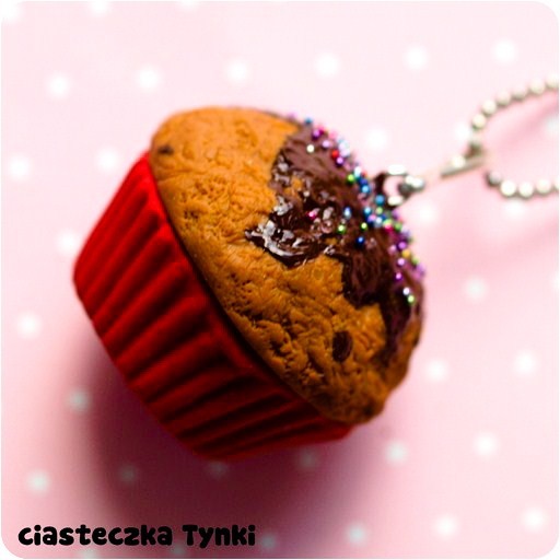 naszyjnik muffinka ciasteczkatynki