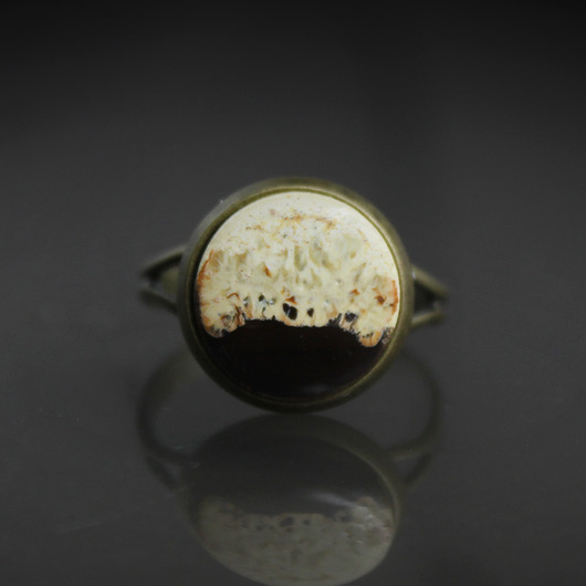 pierścionki złote Czekoladowy