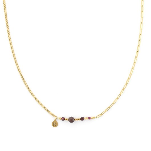 naszyjniki - inne Baby Bestseller! Naszyjnik zodiakalny - Baran Pozłacana stal szlachetna