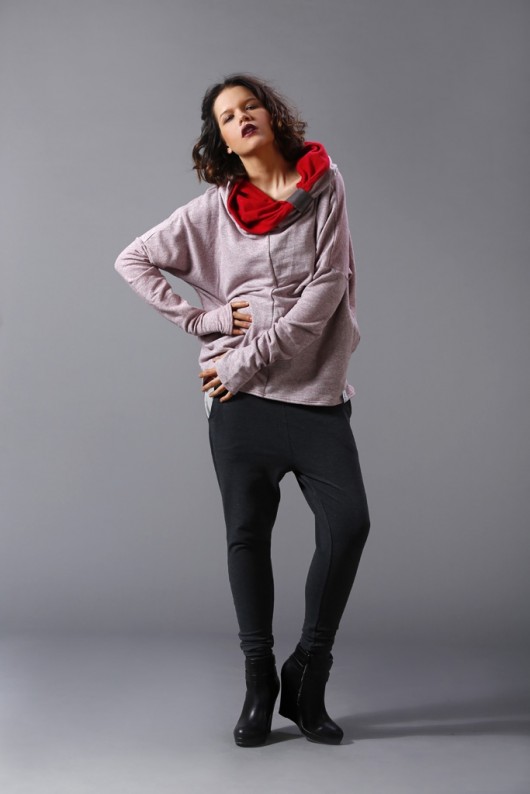 Nubee - QOM#02 - Bluza komin prosty  Nubee