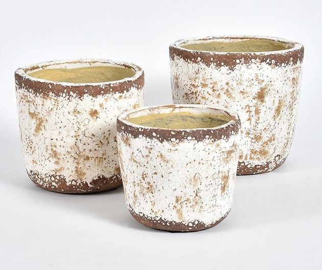 Doniczka, osłonka prosta Piasek Pustyni, 18 cm Home Design