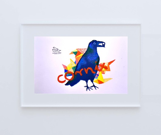 Grafika sitodrukowa Wrona-Cornix Warsaw Birds