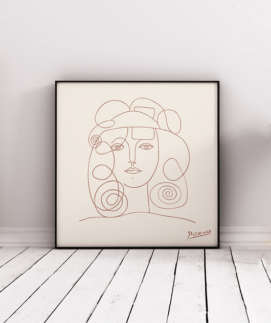 Pablo Picasso grafika modern, inspiracja Pas De LArt