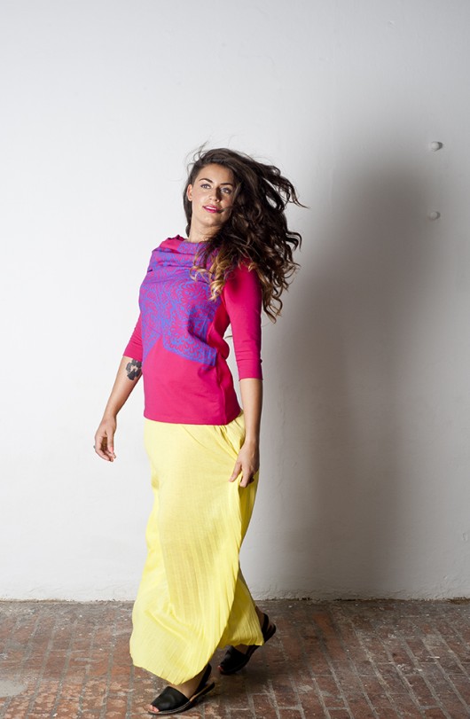 AgaBrwi Design | bluzka / GWIAZDA szafir AgaBrwi
