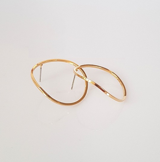 kolczyki pozłacane Kolczyki pozłacane Złote Koła