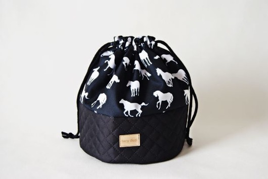 worek-kosmetyczka  Black Horses tacy duzi