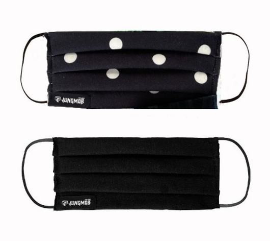 Maseczka Ochronna DOTS BLACK zestaw 2szt. hauer