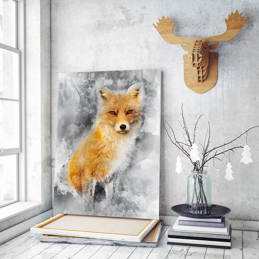 Rudy Lis 29,7x42 cm - plakat A3 HOG STUDIO