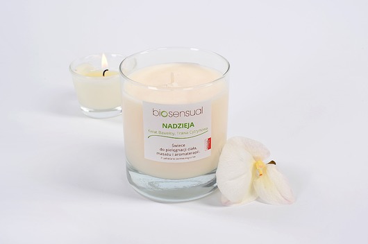 Świeca aromaterapeutyczna NADZIEJA 200ml Biosensual