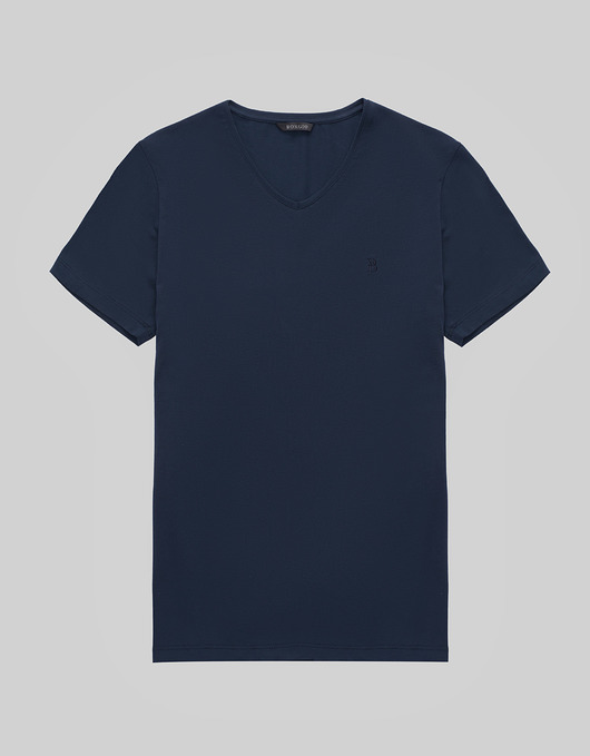 t-shirty męskie T-shirt męski colli granatowy