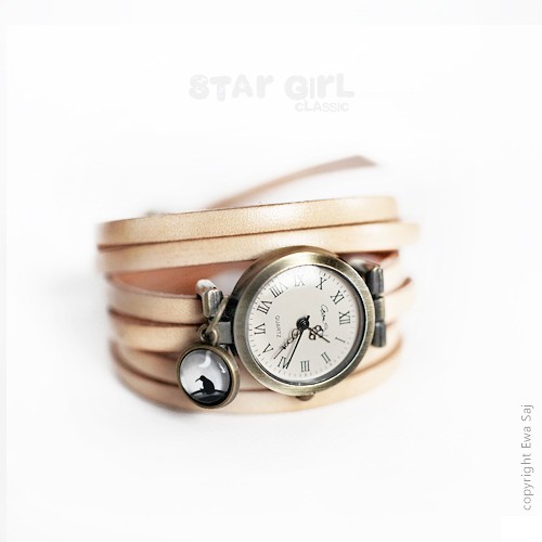 Star Girl - Kiwi - bransoletka zegarek Ewa Saj Fotografie