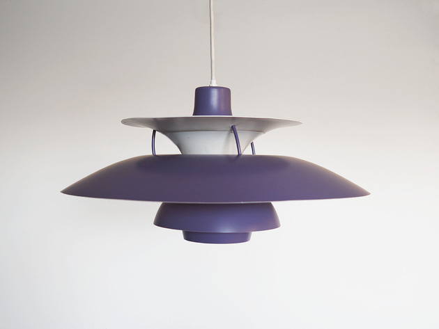 lampy wiszące Lampa wisząca, duński design, lata 70, producent: Louis Poulsen
