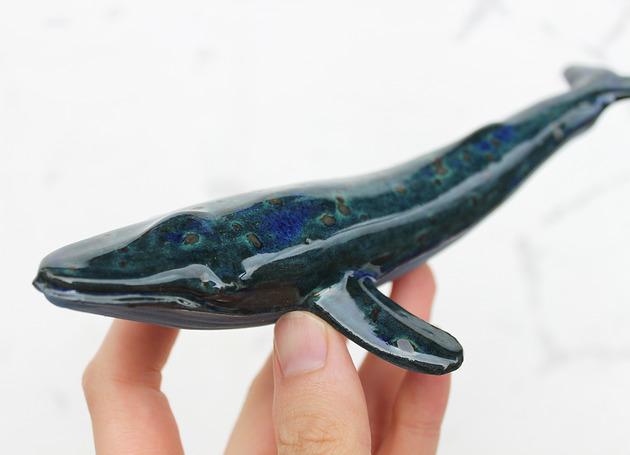 figurki i rzeźby Wieloryb/figurka ceramiczna