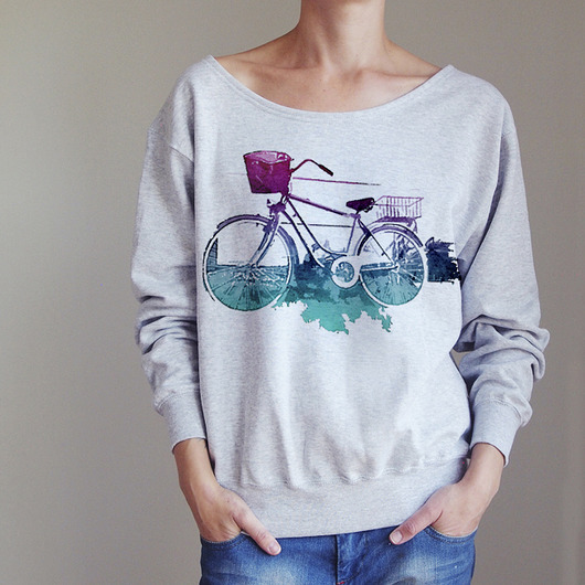 Rower Oversize  Podszyty dekolt Z ONE MUG A DAY