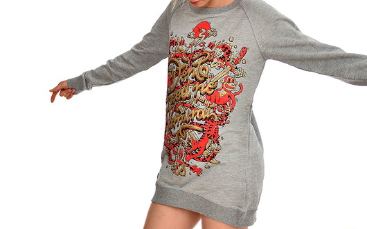 Wild Vibes Sweatshirt Grey DONT NEED NO SAMURAI