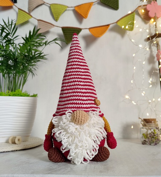 dekoracje świąteczne Krasnal jesienny, Dekoracja domu, Skrzat szydełkowy, Dekoracja kuchni