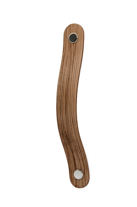 gałki do mebli Skórzany uchwyt meblowy COLORISO BRIAR WOOD