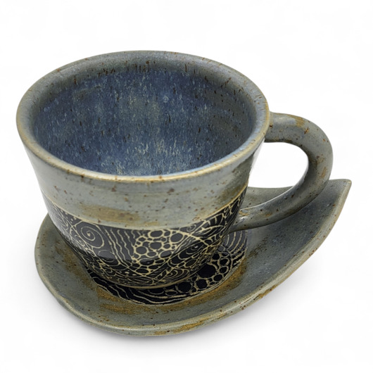 kubki Filiżanka z podstawkiem