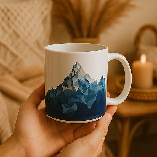 kubki Kubek z górami DUŻY 440 ml