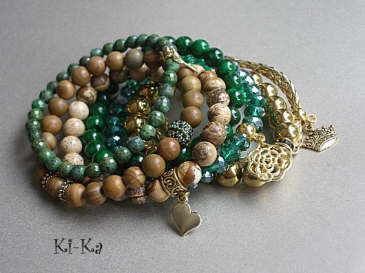 EMERALD AND BEIGE /13-10-2013/ KiKa pracownia