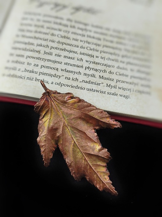 wisiory Liść miedziany Klon Czerwony I