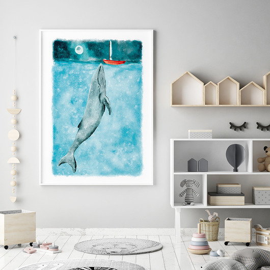 Plakat Ocean A3 - 29,7 x 42 cm  HOG STUDIO