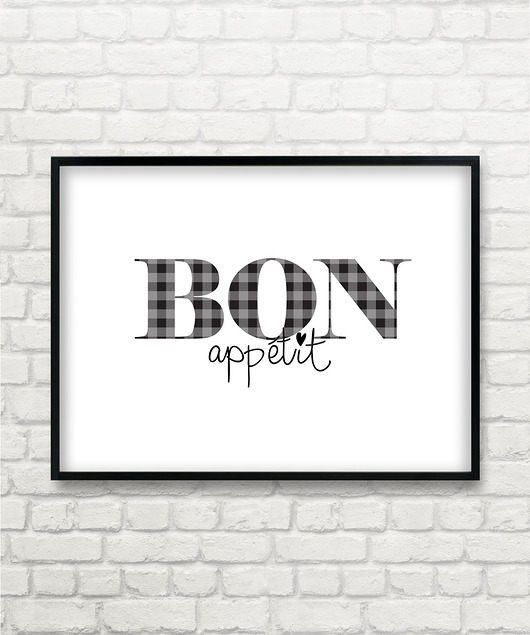 plakat BON APPETIT Col Claudine