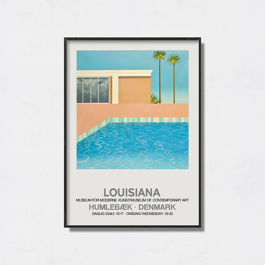 David Hockney Exhibition Poster Pas De LArt