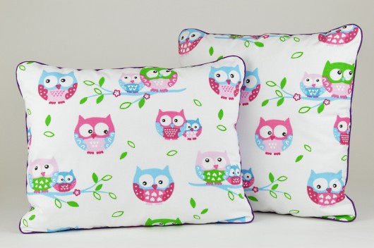Komplet poduszek dla dziecka 2 sztuki - Sowy  MG Home Decor
