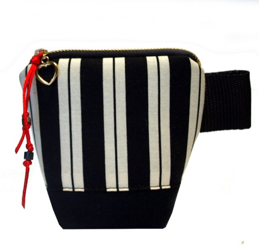  portfelik / etui - black & white - zebra MOONAXA