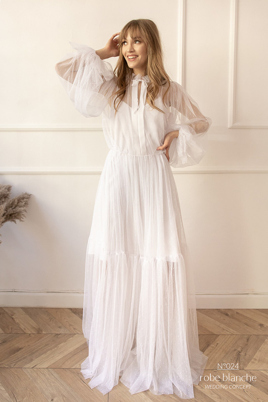 suknie ślubne N024 robe blanche