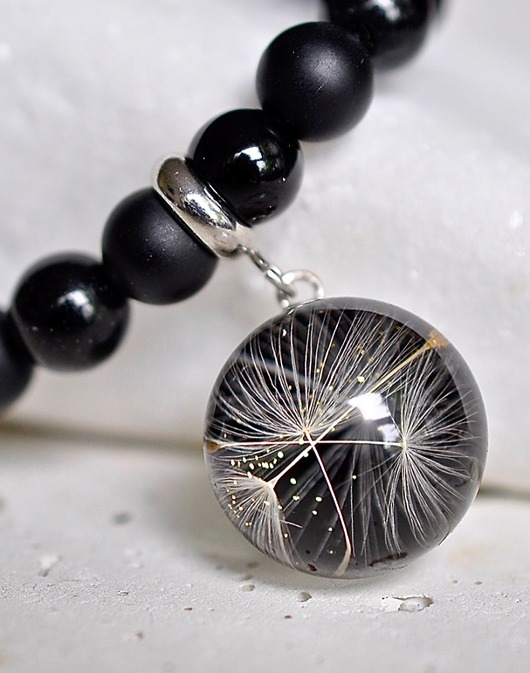 Bransoletka z nasionami dmuchawca  Grol Jewellery