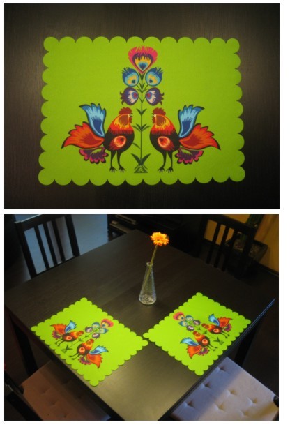 Podkładki folk 2 sztuki Gaul Designs