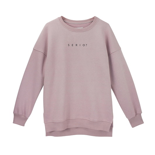 Bluza OVERSIZE brudny róż SERIO? ANIMUSH