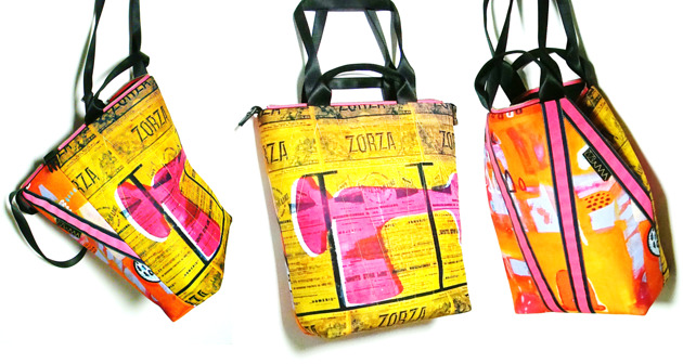 1358 art MIMA bag UNI & K. Malewicz print MIMAbags