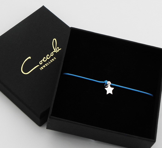 BRANSOLETKA SREBRO 925 SZNURKOWA 13 kolorów Coccola JEWELLERY