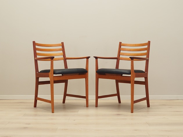 krzesła Krzesło tekowe, duński design, lata 70, produkcja: Dania