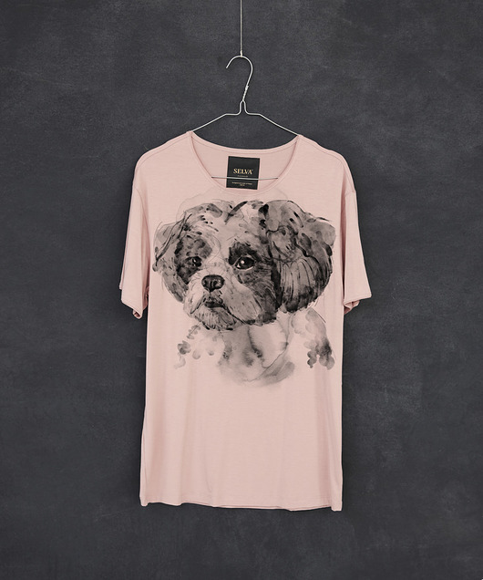 t-shirty męskie Shih Tzu Dog Men's T-shirt light pink