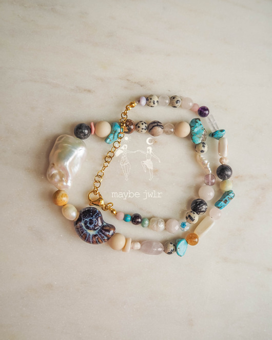 chokery Naszyjnik Linia Brzegu dark