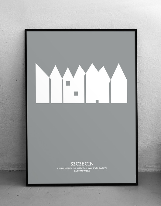 Filharmonia Szczecińska - plakat 30x40 cm Rafal Stefanowski