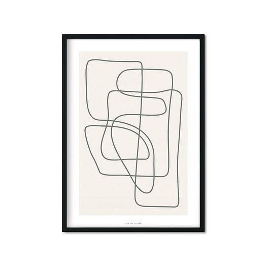 "linia" Plakat Love The Journey