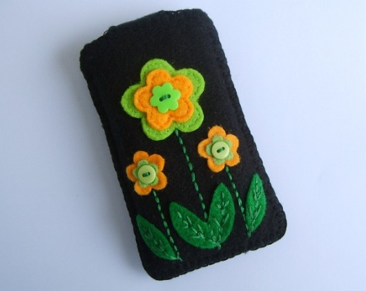 Etui na telefon Kwiaty Tulis