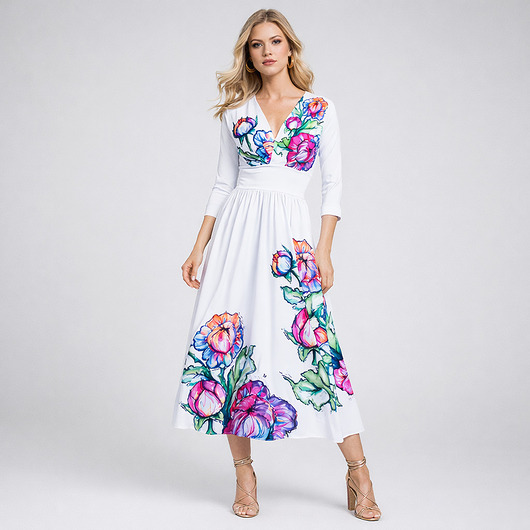 suknie ślubne Kwiatola - Suknia ślubna w kwiaty