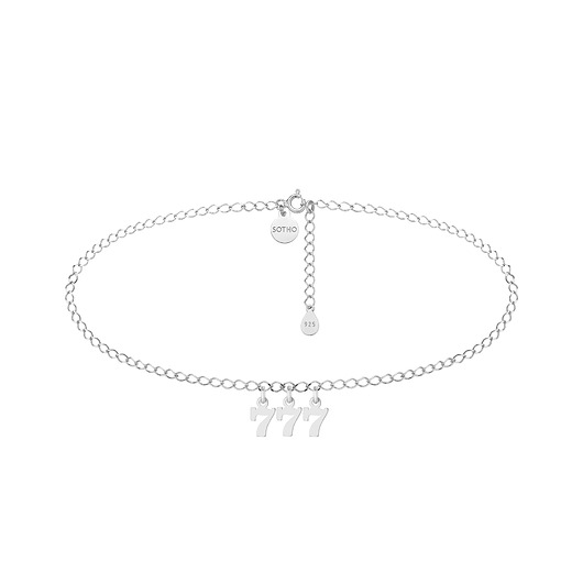 srebrne naszyjniki Srebrny naszyjnik z liczbami anielskimi