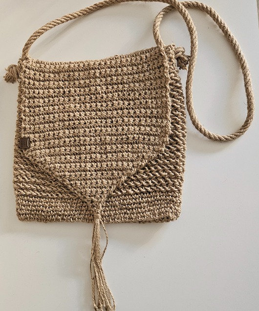 torby na ramię Listonoszka ze sznurka konopnego
