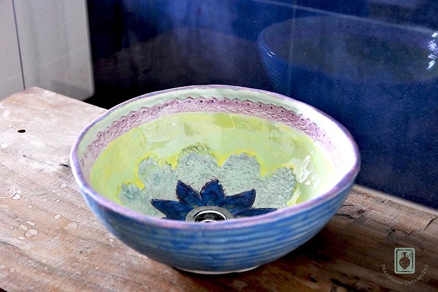 umywalki Umywalka Folkowa, umywalka nablatowa, umywalka ceramiczna, wolnostojąca